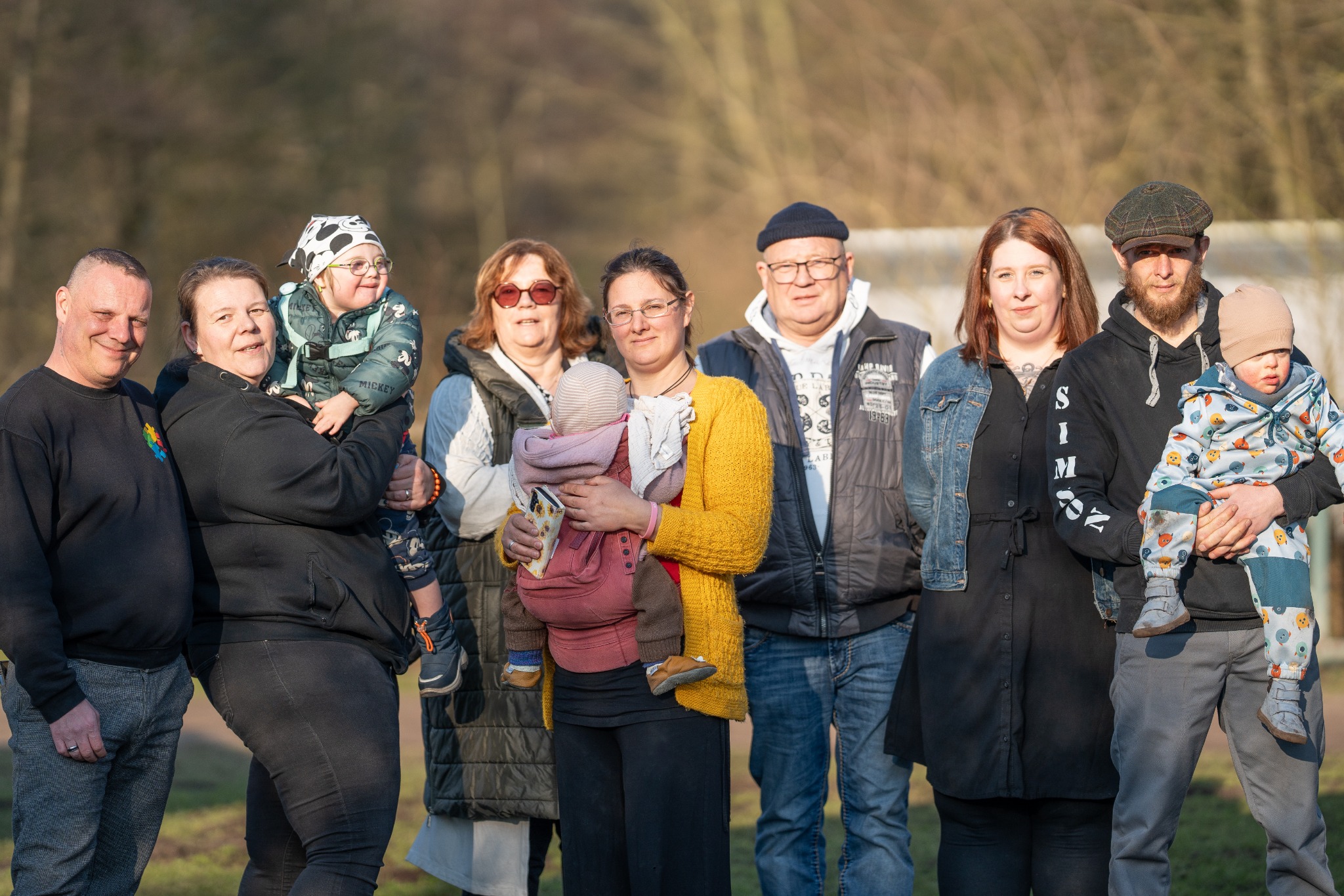 Gruppenfoto Kinder mit Extras